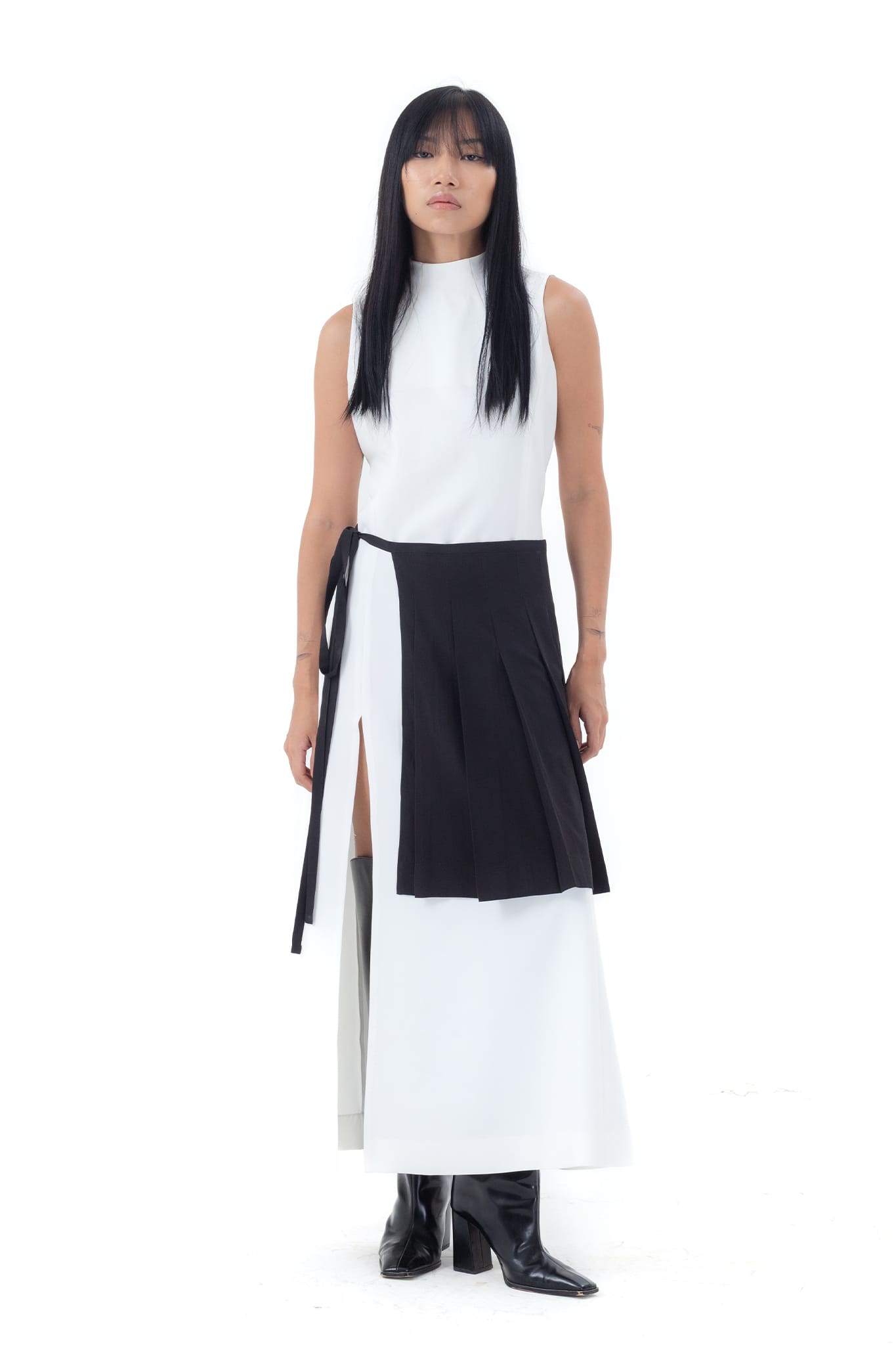 TIE-UP HALF SKIRT