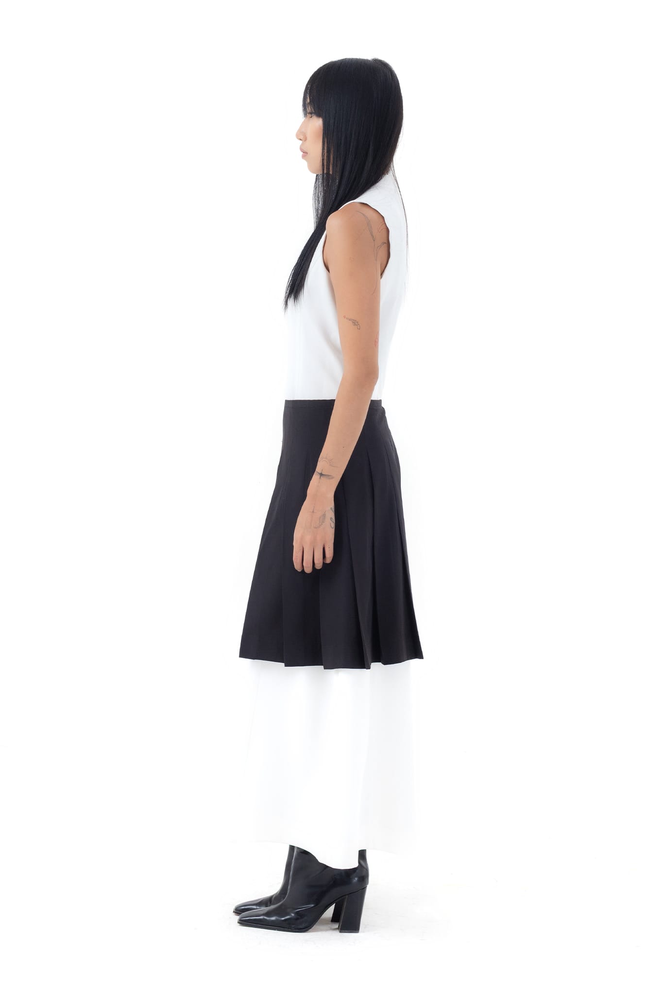 TIE-UP HALF SKIRT