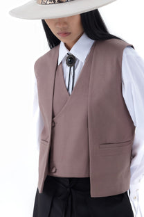 DOUBLE BREASTED VEST